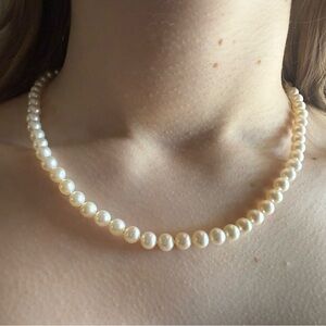 Pearl necklaces